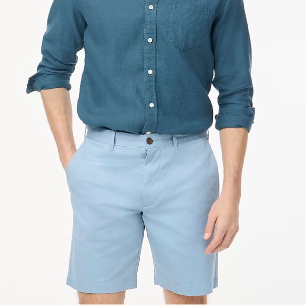 J Crew Mercantile Flex Shorts Men’s Light Blue